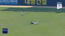 [스포츠 영상] LG청백전 다이빙 캐치