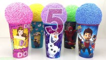 Play Foam Ice Cream Surprise Cups PJ Masks Yowie Zuru 5 Marvel Kinder Joy Surprise Eggs