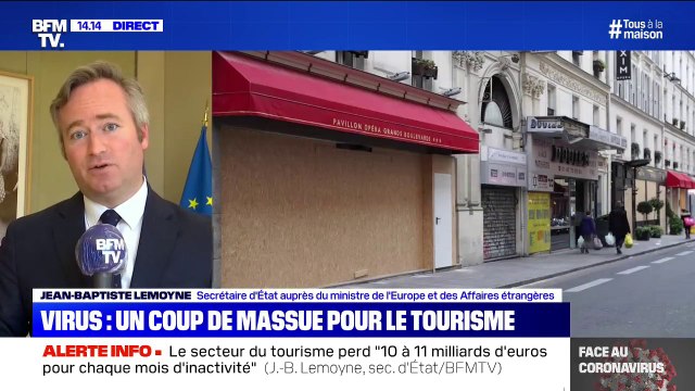 Jean-Baptiste Le moyne annonce que les entreprises du tourisme ont bénéficié de 1,2 milliards de prêts garantis par l'Etat
