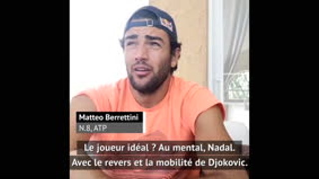 ATP - Mental de Nadal, sens tactique de Federer, revers de Djoko : Berrettini donne le portrait-robot de son joueur idéal