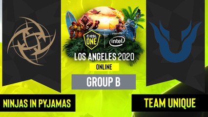 Dota2 - Team Unique vs. Ninjas in Pyjamas - Game 3 - Group B - EU:CIS - ESL One Los Angeles