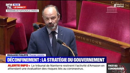 Edouard Philippe: Le système hospitalier "n'a pas été débordé" mais "soumis à une tension extrême"