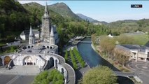 En ces temps de temps de coronavirus, la ville de Lourdes est déserte
