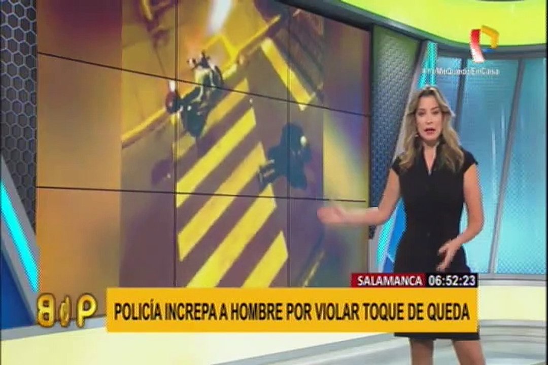Policía reduce enérgicamente a infractor: "¡Mis colegas han muerto!"