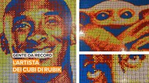 Gente da record: l'artista dei cubi di Rubik