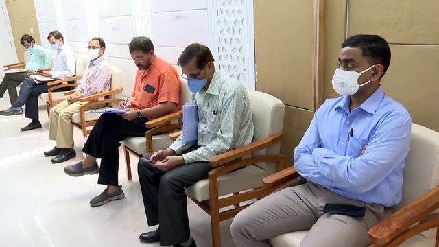 HIGH LEVEL COMMITTEE MEETING CHAIRED BY VIJAY RUPANI & NITIN PATEL ON COVID19 CRISIS & LOCKDOWN