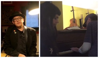 Julián Hernández y 'El drogas' con su hija tocan y cantan a la República