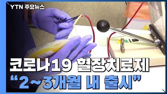 혈장치료제 2~3개월 내 출시...내년 하반기 국산 백신 개발 / YTN