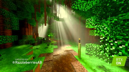 Minecraft en RTX - Bande annonce officielle Windows 10