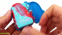 Making 7 Colors Rainbow Ice Cream with Play Doh Popsicles I  Surprise Toys Zuru 5
