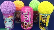 Toy Story Play Foam Ice Cream Suprise Cups I Barbie LOL PJ Masks Chupa Chups Surprise Toys
