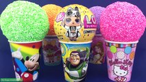 Toy Story Play Foam Ice Cream Cups Surprise I LOL PJ Masks Chupa Chups Shopkins Surprise Toys