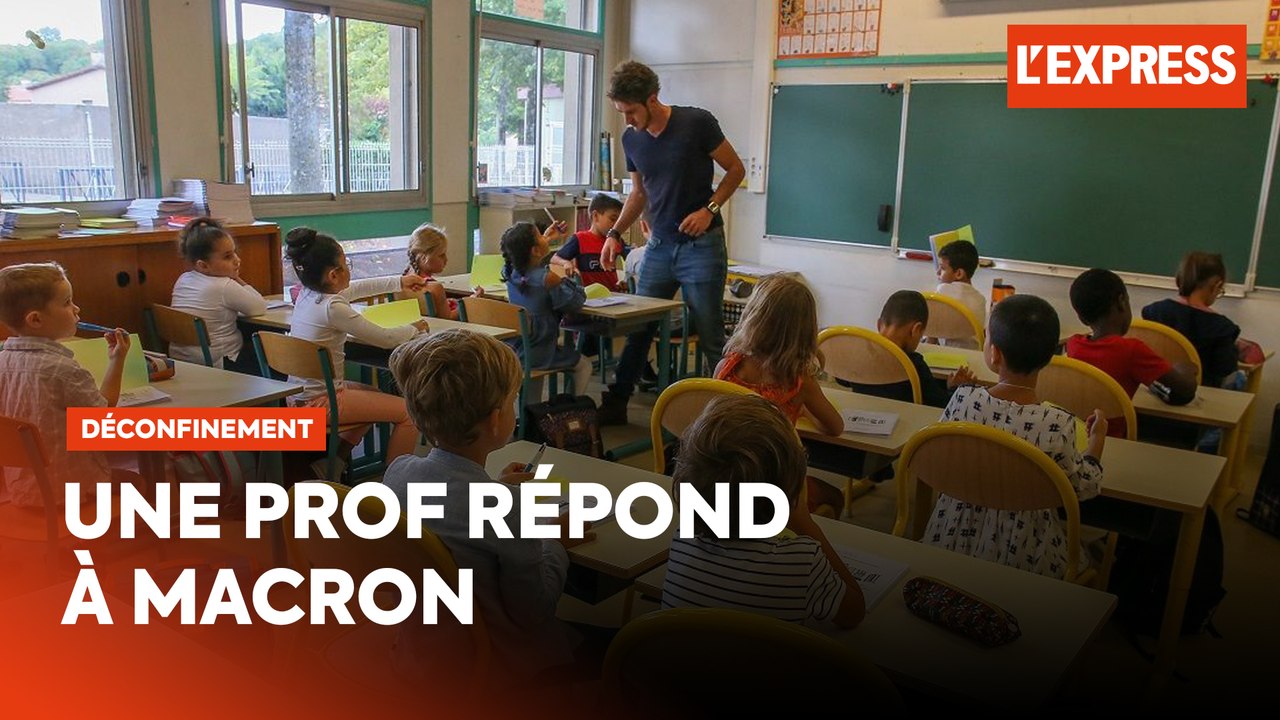 Reprise de l’école le 11 mai : "Ça sera sans nous", répond une enseignante à Macron