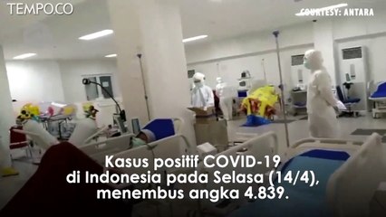 Terbaru, Positif COVID-19 4.839, Kematian 459, Sembuh 426
