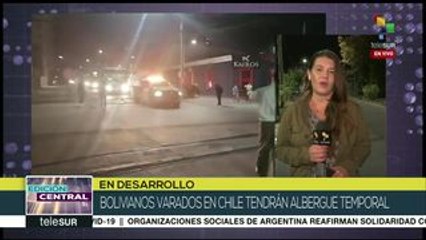 Bolivianos varados en Chile tendrán albergue temporal