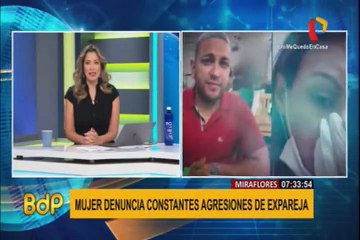 Miraflores: desesperada mujer pide ayuda tras ser víctima de violencia en cuarentena