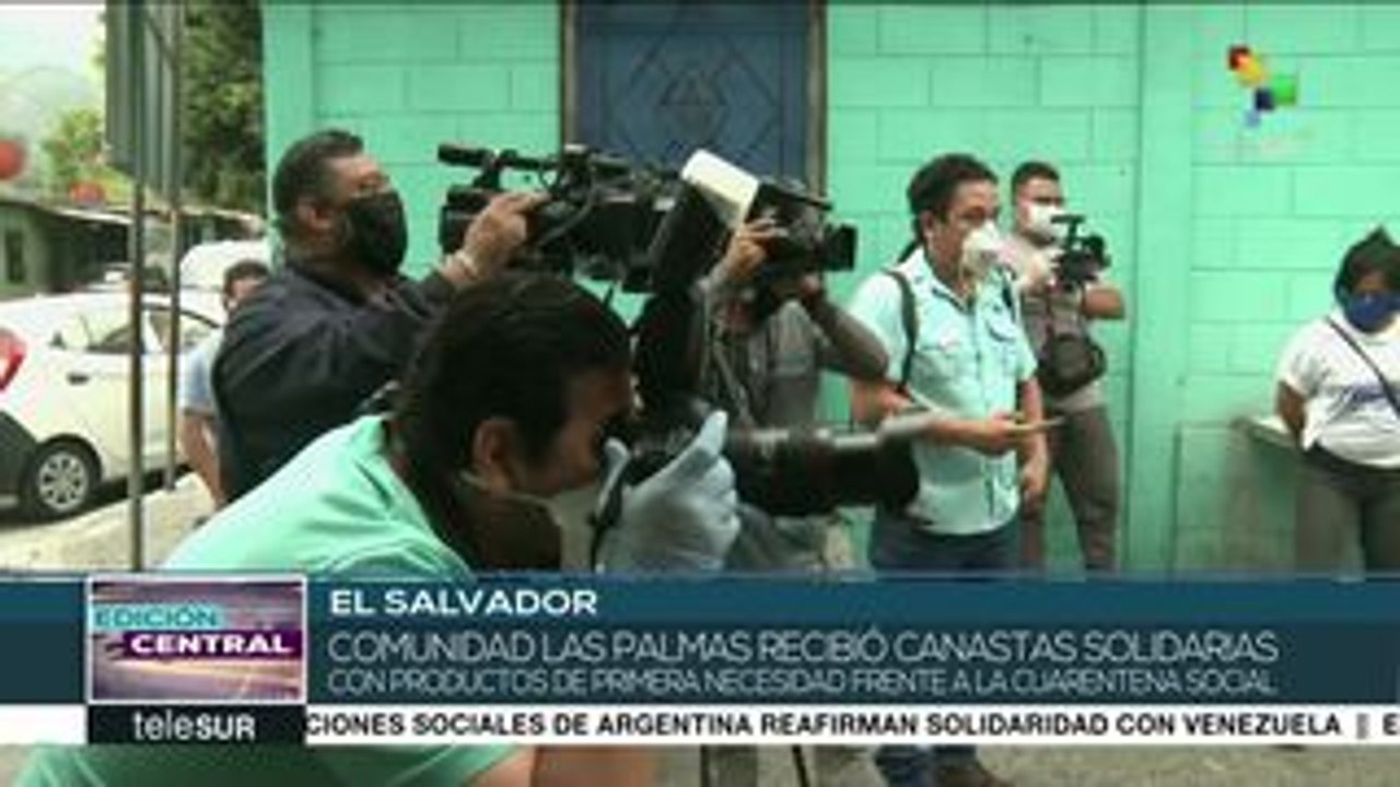 El Salvador: reparten alimentos a población vulnerable ante cuarentena