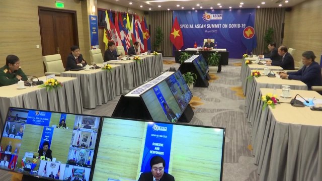 아세안 10개국, 화상 정상회의... 코로나19 대응 협력 / YTN