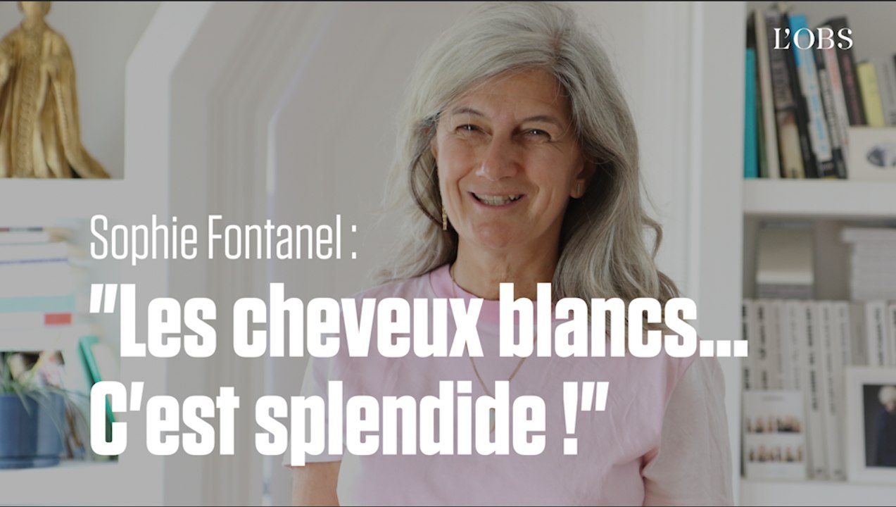 Sophie Fontanel assume ses cheveux blancs. Voici pourquoi.