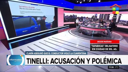 Informados de todo | Tinelli vs. Clarín: El diario asegura que el conductor violó la cuarentena