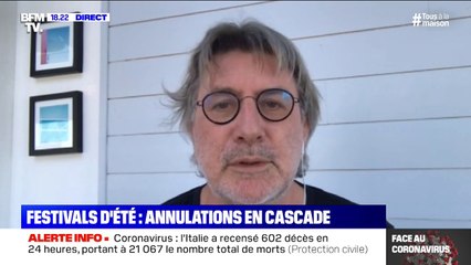 Gérard Pont, directeur du festival Les Francofolies: "Ça va être très dur" pour la ville de la Rochelle