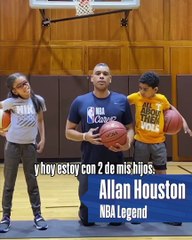 One-Hand Shooting Challenge with Allan Houston (Spanish Subtitles)