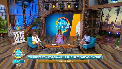 Youtuber diagnosticado con Coronavirus sale al super irresponsablemente. | Venga La Alegría