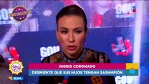 Ingrid Coronado desmiente que sus hijos tengan sarampión