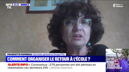 Francette Popineau (Sniupp-FSU): "Le déconfinement ne réglera pas le problèmes des inégalités, c'est bien plus profond"