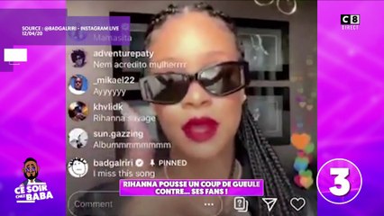 Le Top 5 people : Rihanna pousse un coup de gueule contre ses fans !