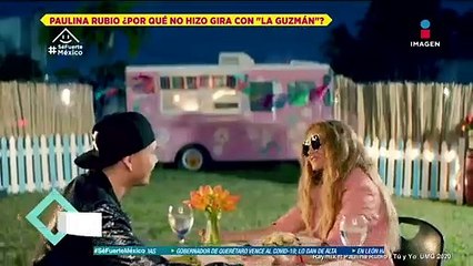 Paulina Rubio habla de la gira cancelada con La Guzmán