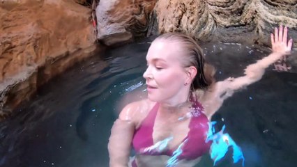 Swimming in Wadi Shab | Beautiful wadi in Oman