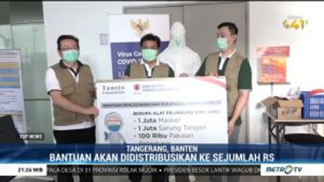 Tanoto Foundation Salurkan Bantuan APD untuk Tenaga Medis Indonesia