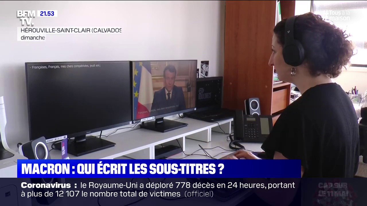 Qui écrit les sous-titres en direct lors des al...
