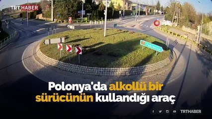 Refüje çarpıp havalanan araç bir evin duvarına çarptı