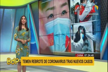 China teme por un posible rebrote del coronavirus