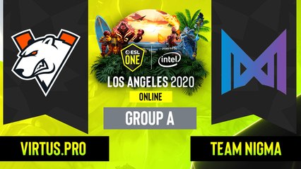 Dota2 - Team Nigma vs Virtus.pro - Game 2 - Group A - EU:CIS - ESL One Los Angeles