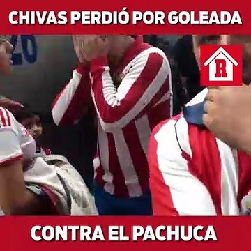 Chivas pierde por goleada contra Pachuca