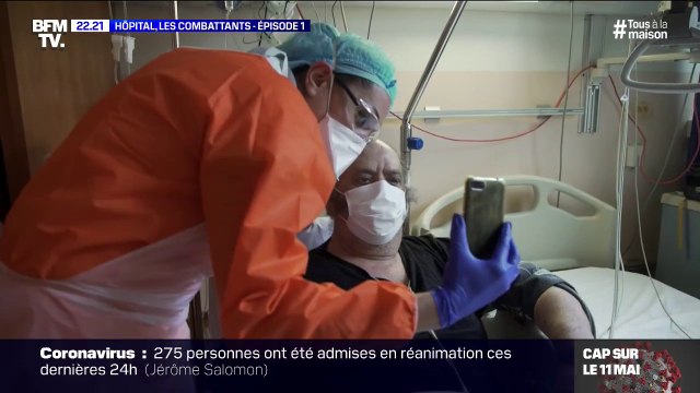 Hôpital, les combattants : les soignants permettent de faire le lien avec les familles des patients