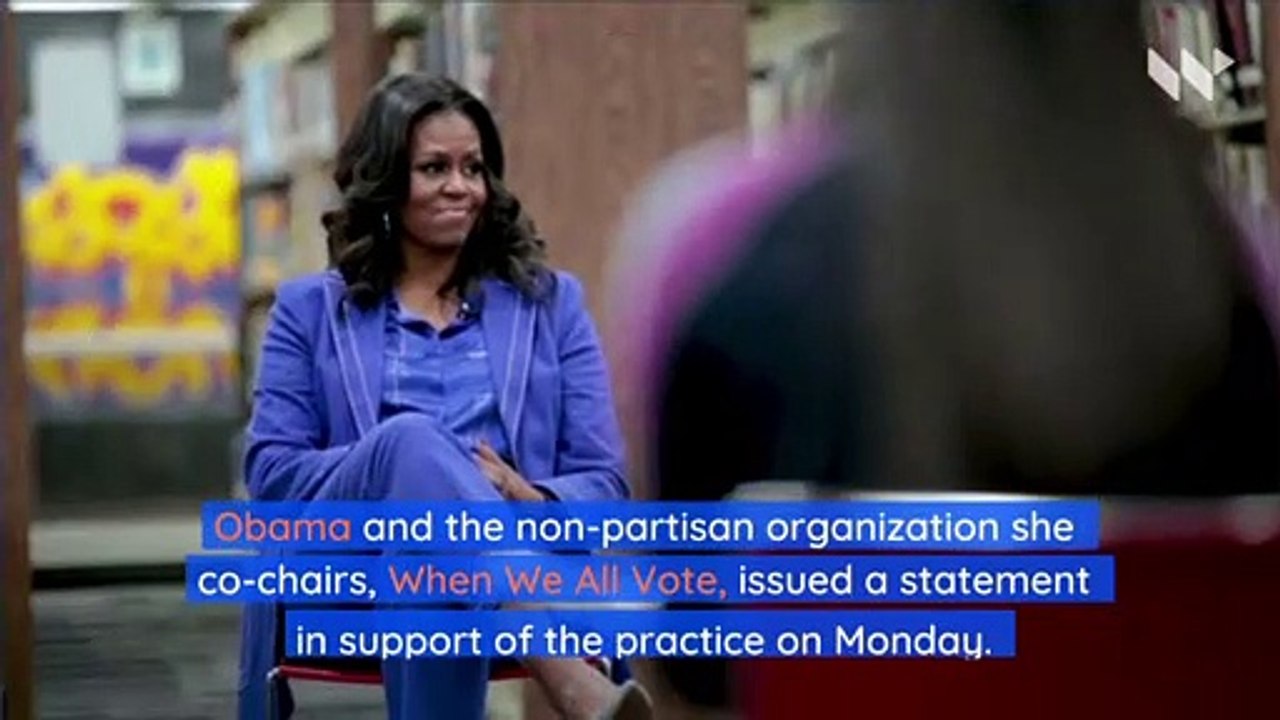 Michelle Obama's Voter Registration Group Supports Mail-In Voting