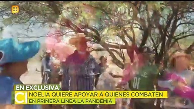 ¡Noelia dona alimentos para apoyar a médicos en México que combaten la pandemia! | Ventaneando