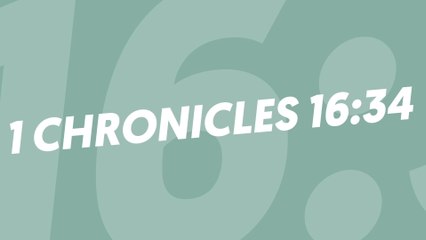 Worship Together Kids - 1 Chronicles 16:34 (Lyric Video)