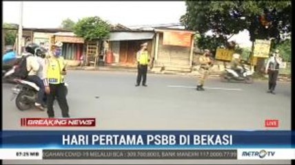 Polisi Awasi Pemberlakuan PSBB di Bekasi, Depok, dan Bogor