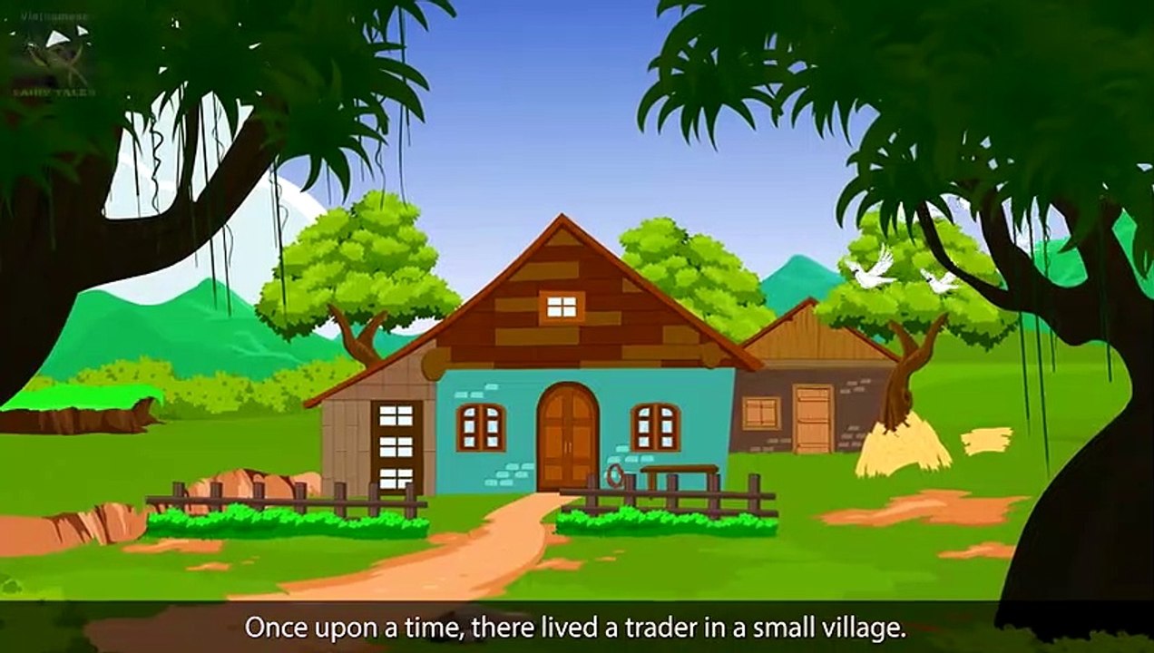 Chú lừa lười biếng -  Lazy Donkey in Vietnamese  - Vietnamese Fairy Tales   -Truyện cổ tích việt nam