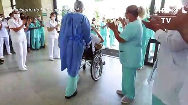 Militar de 99 años se cura del coronavirus en Brasil
