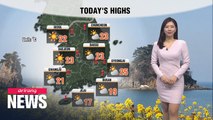 [Weather] Warm, dry weather expected through Thursday