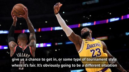 Lillard advocates shootout to end NBA season