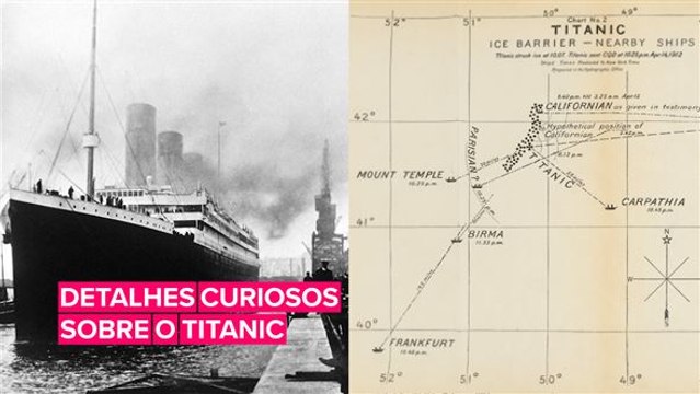 Detalhes curiosos sobre a investigação do naufrágio do Titanic