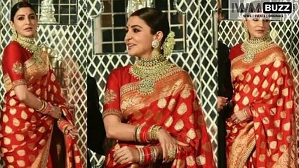 Redefining Anushka Sharma’s traditional drape with these Sabyasachi Outfits!