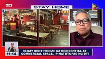 30-day rent freeze sa residential at commercial space, ipinatutupad ng DTI
